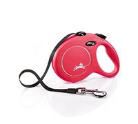 flexi Classic L Tape 5 m red, retractable leash for dogs up to 50 kg
