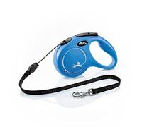 flexi Classic M Cord 5 m blue, retractable leash for dogs up to 20 kg