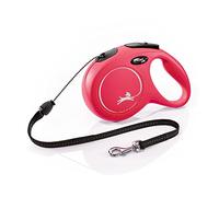 flexi Classic Retractable Lead Cord, Medium, Red