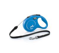 flexi New Classic Cord Retractable Lead Blue Small 8m 12kg