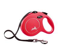 Flexi New Classic Tape Retractable Large Red 5M Dog Leash/lead 1-50Kg