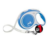 flexi Comfort L Tape 8 m blue, retractable leash for dogs up to 50 kg
