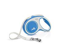Flexi Tape Soft Grip Retractable Lead Medium Dog Blue Leash 5m