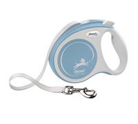 flexi Comfort Plus XS Retractable Dog Lead 3 m, up to 12 kg, Light Blue | 3 m strong tape · Thumb brake · Dogs and cats up to 12 kg · Pocket size 148 g · Made in Germany