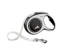 Flexi - CF10T5-251 -S -20 - Leave for dog - Boarding leash - Cat leash - New Comfort S Tape 5 m, Black