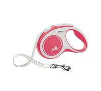 Flexi Comfort Tape Retractable 5 Metre Dog Lead - Red - Size: Large