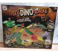 Flexi Dino Tracks 240 Track Pieces with Flashing Light-up Car