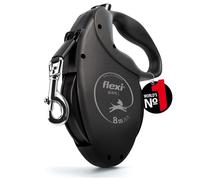 flexi® Giant Black Edition Belt 8 m Black Roll Lead for Dogs up to 50 kg