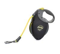 Flexi Giant Neon Tape Black Extra Large 8m Retractable Dog Leash/Lead for dogs up to 75kgs/165lbs