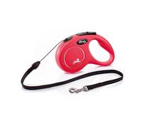 flexi Dog Leads - New Classic Rope Leash Red (Size S: 5m, up to 12kg)
