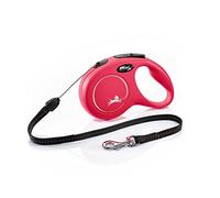 flexi New Classic Cord Retractable Lead Red Small 8m 12kg