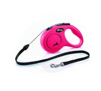 flexi Dog Leads - New Classic Rope Leash Red (Size S: 5m, up to 12kg)