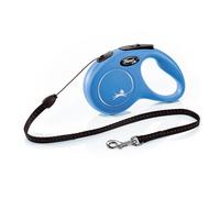 Flexi New Classic Retractable Dog Lead Cord - Small 5m, Blue