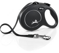 flexi New Classic Retractable Lead Tape Large 5m, Black