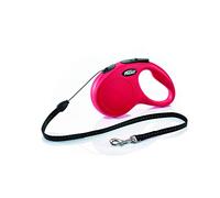 flexi New Classic Retractable Lead Tape, Small, 5 m, Red