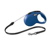 Flexi New Classic S Retractable Leash Blue 5 Metres 12KG Max