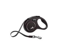 Flexi New Clic Small Retractable Dog Lead Black (8M)