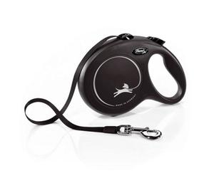 Flexi New Clic Tape Large Retractable Dog Lead Black (5M)