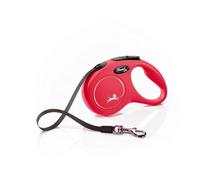 Flexi New Clic Tape Large Retractable Dog Lead Red (8M)
