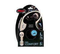 Flexi New Comfort Black Large 5M Tape One Colour