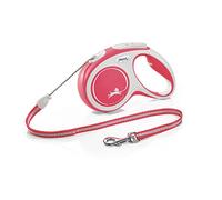 Flexi Dog Lead New Comfort MEDIUM CORD 5m - RED