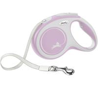 Flexi New Comfort Retractable Dog Leash (Tape), 10 ft,Extra-Small, Pink