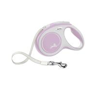 Flexi New Comfort Retractable Dog Leash (Tape), 10 ft,Extra-Small, Pink