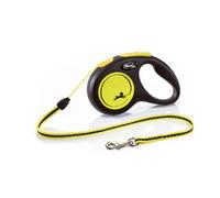 Flexi Leash Classic S Rope 5m Up to 12kg Yellow Neon