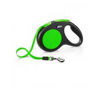 Flexi New Neon Tape M Green 5m 1-25kg (16ft 1-55lbs)