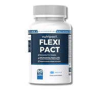 Flexi Pact by Nutripact - 7 in 1 Glucosamine Complex - with Phytodroitin (Vegan Chondroitin Alternative), Vitamin C, MSM, Turmeric, Boswellia & Black Pepper - Joint Support Supplement - 60 Capsules
