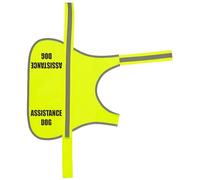 Flexi-Print Assistance Vest: Personalized Hi-Vis Service Dog Coat with Reflective Warning for Nervous and Reactive Training