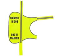 Flexi-Print Dog in Training Vest - Personalized Hi Vis Reflective Coat, Service, Nervous, Hi Viz, Reactive Warning, Training