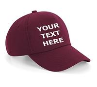Flexi-Print Personalised Baseball Caps - Your Text Printed , Baseball Cap For Women , 8 Colours , Trucker Caps For Men, 5 Panel Cap , Hats For Men UK , Womens Sun Hat , Golf Cap , Mens Baseball Caps