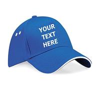 Flexi-Print Personalised Baseball Caps - Your Text Printed , Contrast Baseball Cap For Women , Trucker Caps For Men, 5 Panel Cap , Hats For Men UK , Womens Sun Hat , Golf Cap , Mens Baseball Caps