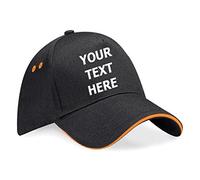 Flexi-Print Personalised Baseball Caps - Your Text Printed , Contrast Baseball Cap For Women , Trucker Caps For Men, 5 Panel Cap , Hats For Men UK , Womens Sun Hat , Golf Cap , Mens Baseball Caps