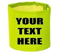 Flexi-Print Personalised Captains Armband - Black Armbands Mourning, Sport Band, Memorial Armband, Black Arm Bands, Hi Vis Armbands, Running Armband, Black Armbands For Football