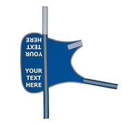 Flexi-Print Personalised Dog Coats - Hi Vis Reflective, Service Dog Vest, Nervous Dog Products, Dog Hi Viz, Reactive Dog Warning, Dog Raincoat, Assistance Dog Vest, Dog Walking Accessories, Blue