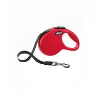 Flexi Retractable Leash Flexi New Classic S Strap Red 5 Meters 15 KG Max