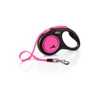 Flexi Small Neon Taped Retractable Dog Lead