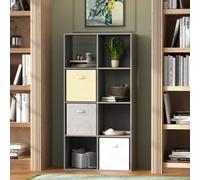 Flexi Storage Compact Cube 8 Compartment Storage Cube - Grey