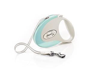 Flexi Style Retractable Dog Lead Mint Medium 5m - Lightweight Tape Lead with Comfortable Brake System for Dogs up to 25kg