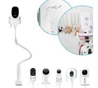 Flexi Twist | Universal Baby Monitor Holder | Secure with Straps & Clamp to Furniture | No Drilling Required | Flexible Baby Camera Mount | Baby Moni
