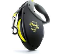 FLEXI Giant Tape Retractable Dog Leashes for Large Dogs Upto 110 lbs. - 26 ft., Black | Tangle Free Pet Walking Leash with One-Handed Brake, Pause, Lock|German Quality Product