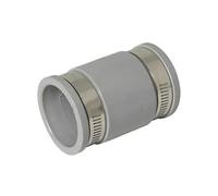 Flexi Waste Straight Coupling Grey 38-45MM X, Flexible Range of connectors, Suitable for a Wide Variety of Applications, 1 in Pack