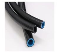 flexiable rubber Double layer Fuel Pipe Resin Wire-clamping Oil-resistant Tubing Oil Pipeline ID 6mm 8mm 10mm 12mm 14mm 16mm 1 meter Black Blue Core drain elastic ( Color : Blue Core , Size : ID 6mm-T