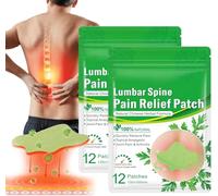 Flexiback Lumbar Pain Relief Patches, Natural Back Pain Patches, Heat Plasters for the Lumbar Spine, Long-Lasting Relief (24pcs/2box)