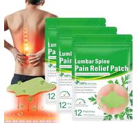 Flexiback Lumbar Pain Relief Patches, Natural Back Pain Patches, Heat Plasters for the Lumbar Spine, Long-Lasting Relief (36pcs/3box)
