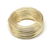 Flexible 1.2mm Aluminum Craft Wire - Bendable Jewelry Making Wire for Bracelets, Earrings, Bonsai, DIY Projects - Champagne Gold Color Accessories