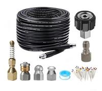 Flexible 10m High Pressure Hose for Karcher Washer Designed for Long Lasting Use and Professional Cleaning Tasks