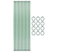 Flexible 12PCS Plant Support Stakes to Maintain the Structure of Your Favorite Flowers and Single Stem Plants (18in/45cm)